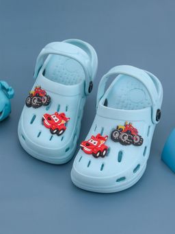 Yellow Bee - Car-Themed Clogs with Fun Cartoon Design for Boys
