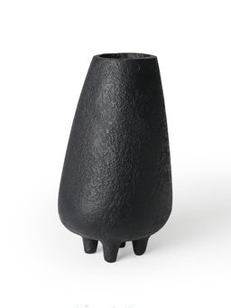 Ellementry - Midnight Terracotta Vase for Living Room and Home Decor (Tall)