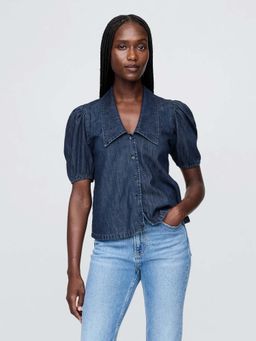GAP - Blue Women's Shirt-Style Top