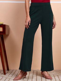 FITHUB - Green Women Ultimate Wide Leg Pant