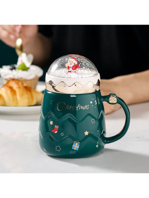 Little Surprise Box Mint Green Shiny Stainless Steel Tumbler with Infuser, 620ml