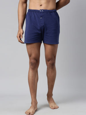 RARE RABBIT Shorts : Buy RARE RABBIT Blue Solid Shorts (S) Online ...