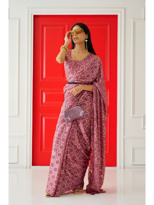 Ready to wear saree nykaa clearance