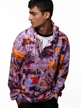 FKNS by Narendra Kumar Hoodies : Buy FKNS by Narendra Kumar Multi Color  'bnw' Graffiti Print Oversized Hoodie Tee Online | Nykaa Fashion