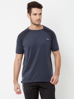 Black Panther - Mens Charcoal Half Sleeves T-Shirt