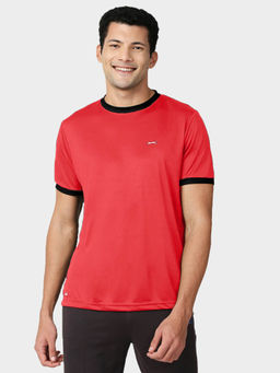 Black Panther - Mens Brick Red Half Sleeves T-Shirt