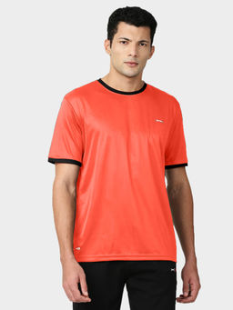 Black Panther - Mens Orange Half Sleeves T-Shirt