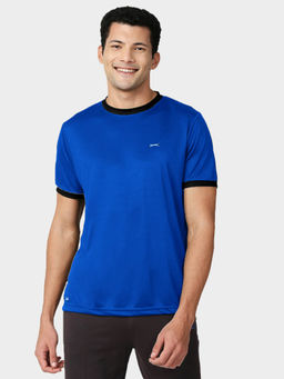 Black Panther - Mens Royal Blue Half Sleeves T-Shirt