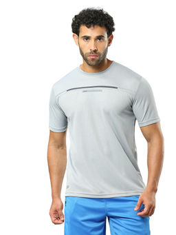 Black Panther - Mens Grey Half Sleeves T-Shirt