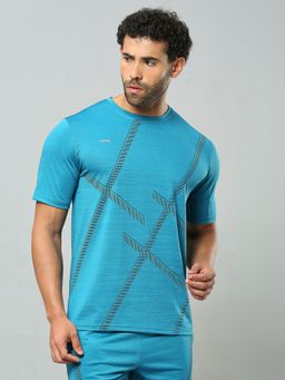 Black Panther - Mens Aqua Marine Half Sleeves T-Shirt