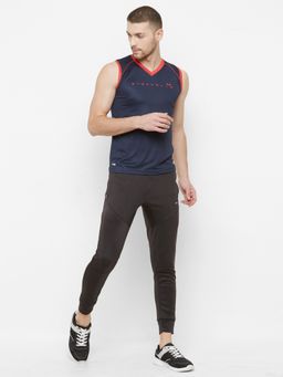 Black Panther - Mens Navy Sleeveless Tank