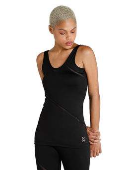 Puma - Exhale Long Lean Womens Black Tank Top