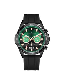 Daniel Hechter - Men Silicone Black Dial Analog Watch - DHM1010 (M)