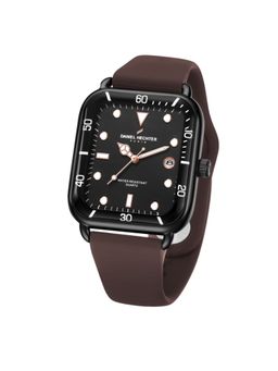 Daniel Hechter - Men Silicone Black Dial Analog Watch - DHM1011 (M)