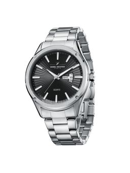 Daniel Hechter - Men Stainless Steel Black Dial Analog Watch - DHM1014 (M)
