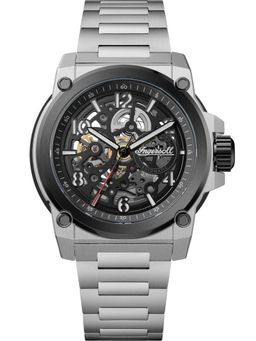 Ingersoll - Men The Anvil Automatic Black Dial Stainless Steel Watch - I16601 (M)