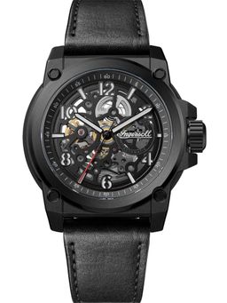 Ingersoll - Men The Anvil Automatic Black Dial Stainless Steel Watch - I16602 (M)