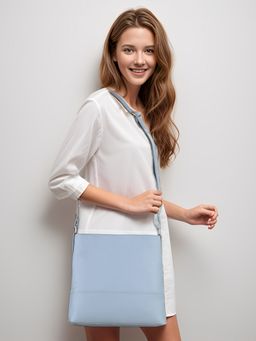 Toteteca - Womens Blue Basic Sling Bag