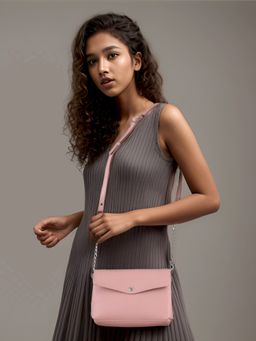 Toteteca - Womens Pink Chic Sling Bag