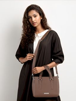 Toteteca - Womens Brown Summer Mini Handbag (Set of 2)