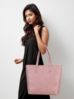 Toteteca - Womens Pink Chic Tote Bag