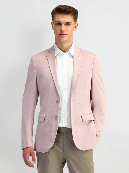 ajio mens mauve blazer