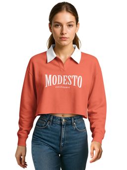 HELLCAT - Orange Typography Regular Polo T-Shirt