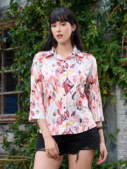 Tandul - White Printed Regular Shirt