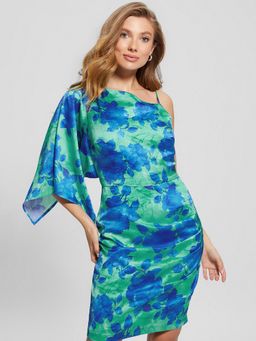Guess - Blue Floral Bodycon Dress