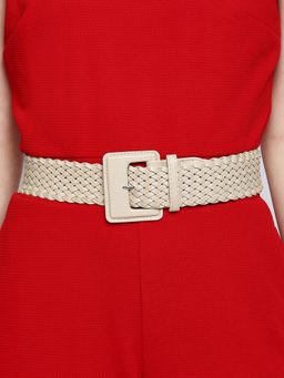 Twenty Dresses by Nykaa Fashion - Beige Woven Casual Belt