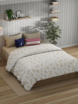 Nautica - Yellow Egyptian Satin Cotton Comforter (Double)