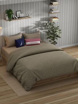 Nautica - Grey Egyptian Satin Cotton Comforter (Double)