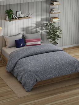 Nautica - Grey Egyptian Satin Cotton Comforter (Double)