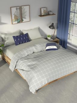Nautica - Grey Fabric Comforter (Double)