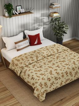 Nautica - Beige Egyptian Pure Cotton Flannel Filling Dohar (Double)