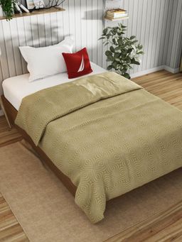 Nautica - Olive Egyptian Pure Cotton Flannel Filling Dohar (Single)