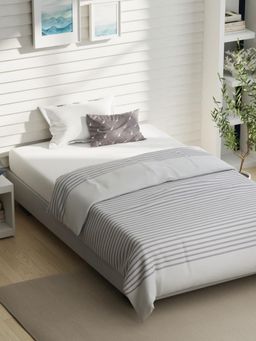 Nautica - Grey Pure Cotton Flannel Filling Dohar