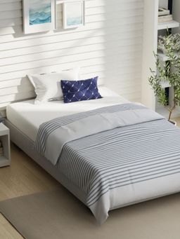 Nautica - Blue Pure Cotton Flannel Filling Dohar (Single)