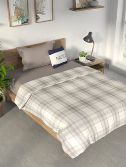 Nautica - Green Pure Cotton Flannel Filling Dohar (Single)