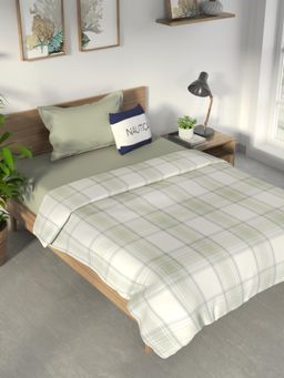 Nautica - Green Pure Cotton Flannel Filling Dohar