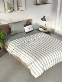 Nautica - Grey Pure Cotton Flannel Filling Dohar