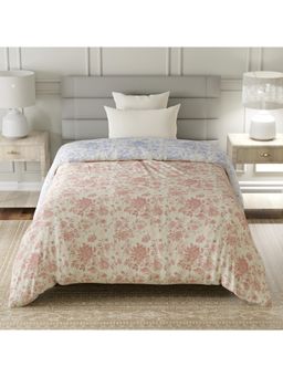 Layers - Lumina Floret Cotton 140 TC Pink Floral Reversible Comforter