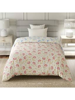 Layers - Lumina Floret Cotton 140 TC Pink Floral Reversible Comforter