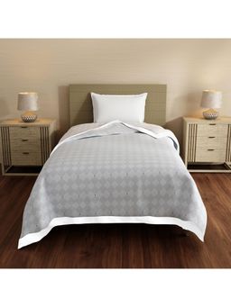 Layers - Forever Cotton Grey Geometrical Reversible Dohar