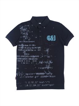 Gini & Jony - Boys Black T-shirts