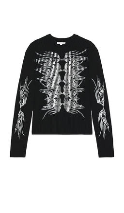 Jaded London - Tattoo Ribbed Knit Jumper