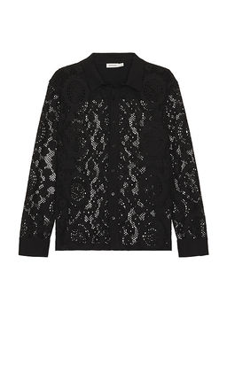 SIMKHAI - Lace Button Down Shirt