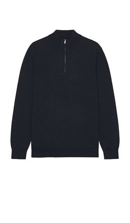 NN07 - Sergio Zip Mock Neck Sweater