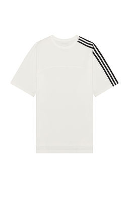 Y-3 Yohji Yamamoto - 3 Stripe Tee in White
