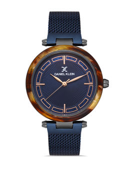 Daniel Klein - Dark blue Color MESH BAND Watch for Women DK.1.13148-5